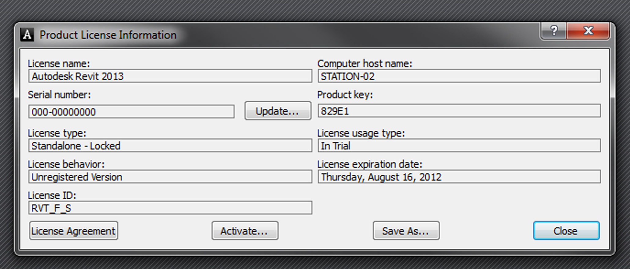 crack Keygen Collaboration for Revit 2013 activation