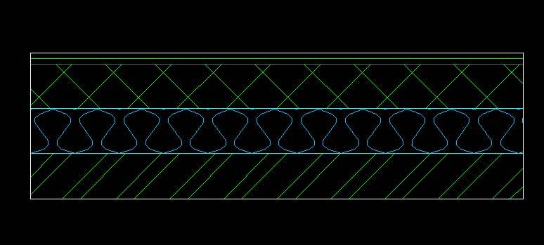 Spray foam insulation hatch pattern for autocad