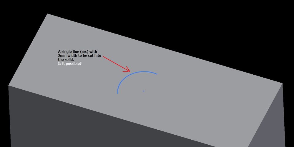 How to Extrude A Piece of Arc to A Solid.jpg