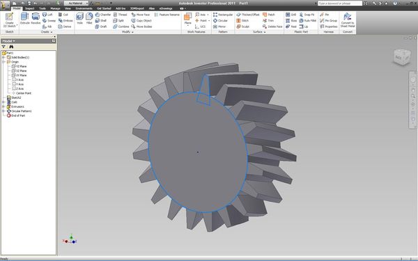 Solved: Helical Gear in inventor - Autodesk Community - Inventor