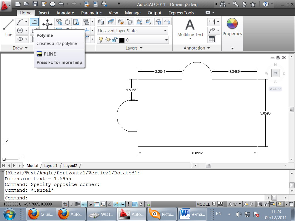 How to draw a polyline around the sketch below? Autodesk Community