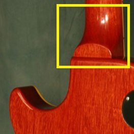 Guitar neck blend point