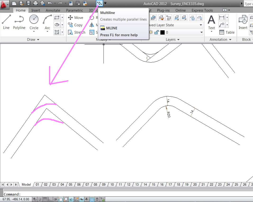 Curved vertices for the multiline objects! - Autodesk Community