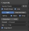 Blender Import Settings