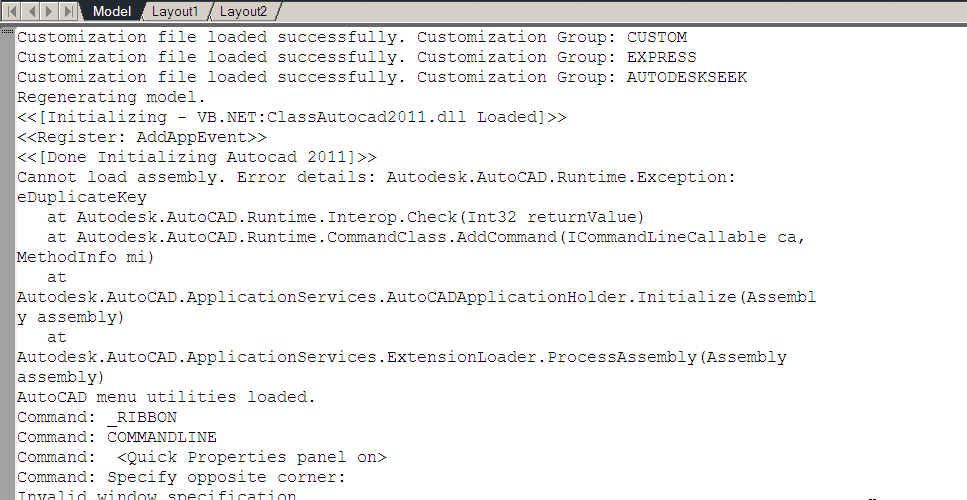 Autocad Unable To Load Modeler Dll
