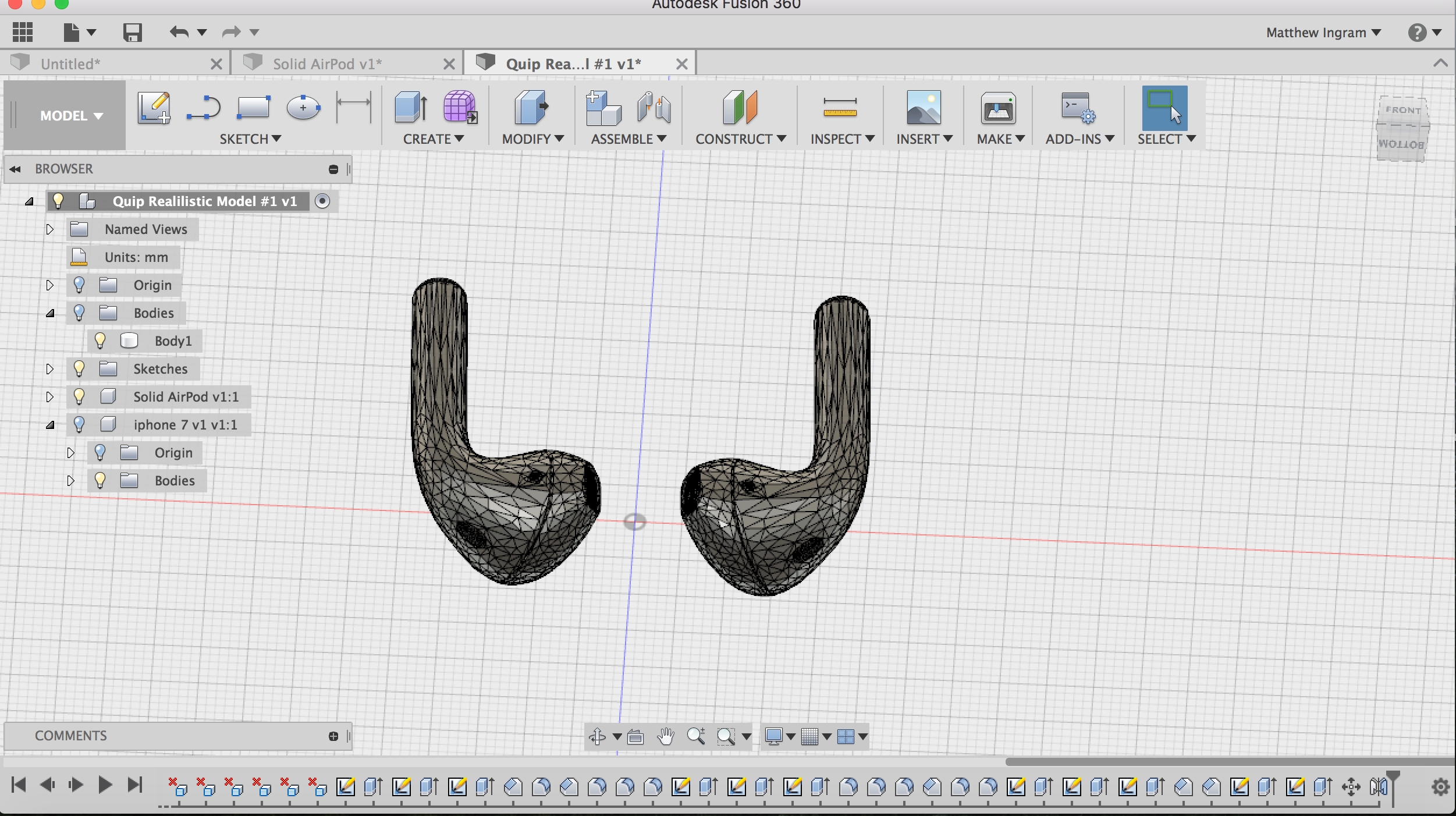 Combine Cut problem after Converting from Mesh - Autodesk Community - Fusion  360