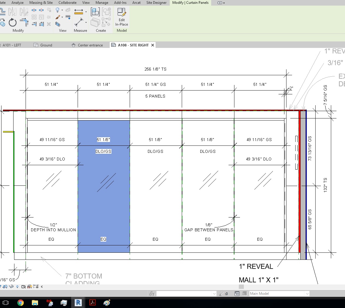 Solved: Adjusting size of curtain wall glass / panel - Autodesk Community -  Revit Products