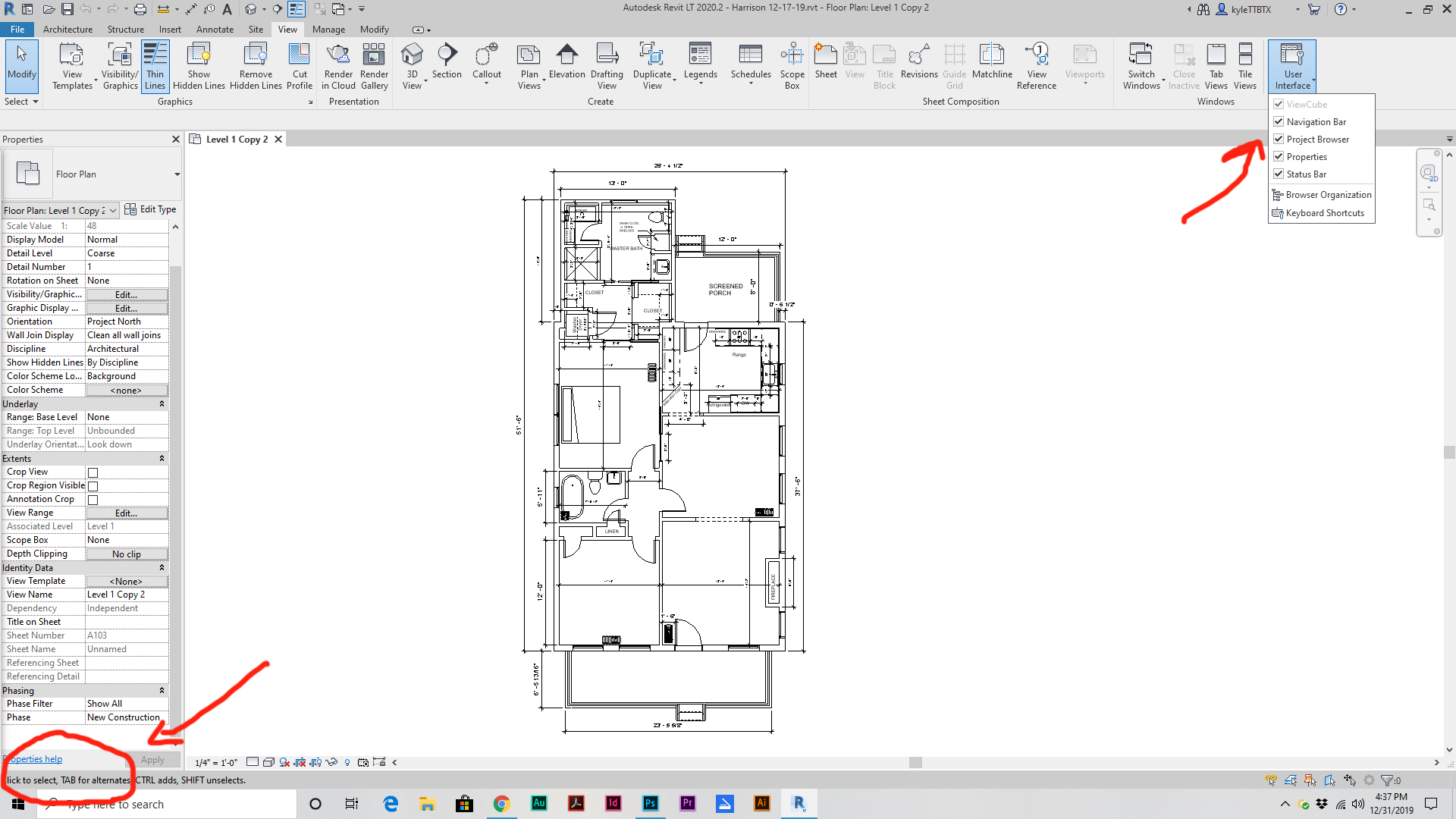 Solved Revit Lt 2020 Project Browser Is Missing Autodesk