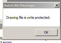 Featured image of post Drawing File Is Write Protected Look on the drive and see if