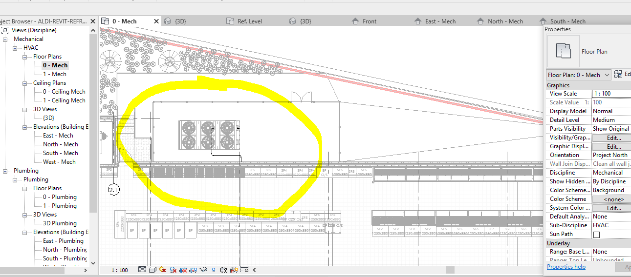 Solved Revit Generic family not visible in Mech Elevation