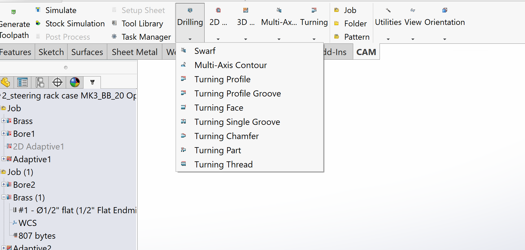 Solved: Drilling Operations Button Missing - Autodesk Community