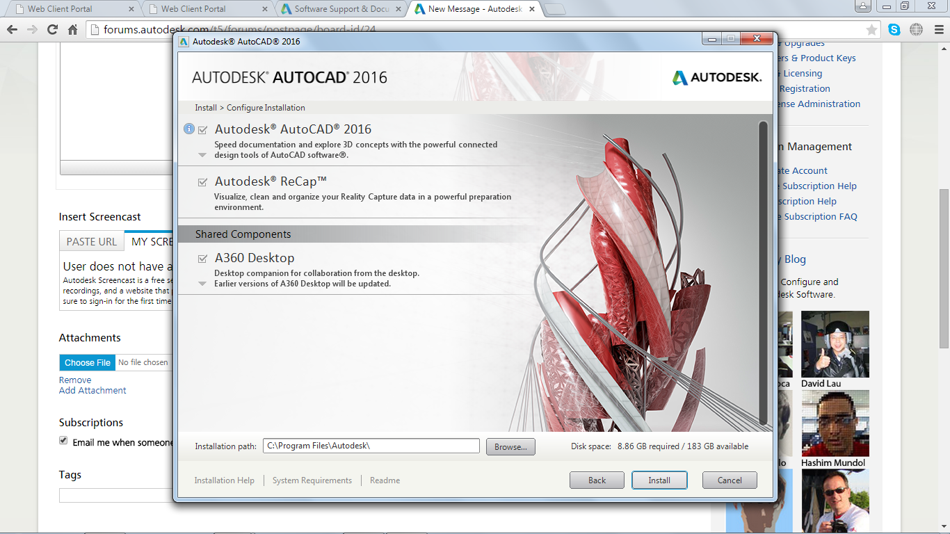 autodesk autocad 2016 free trial download