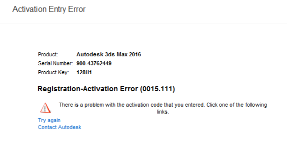 Impossible to activate 3ds Max 2016 - Autodesk Community - Subscription,  Installation and Licensing