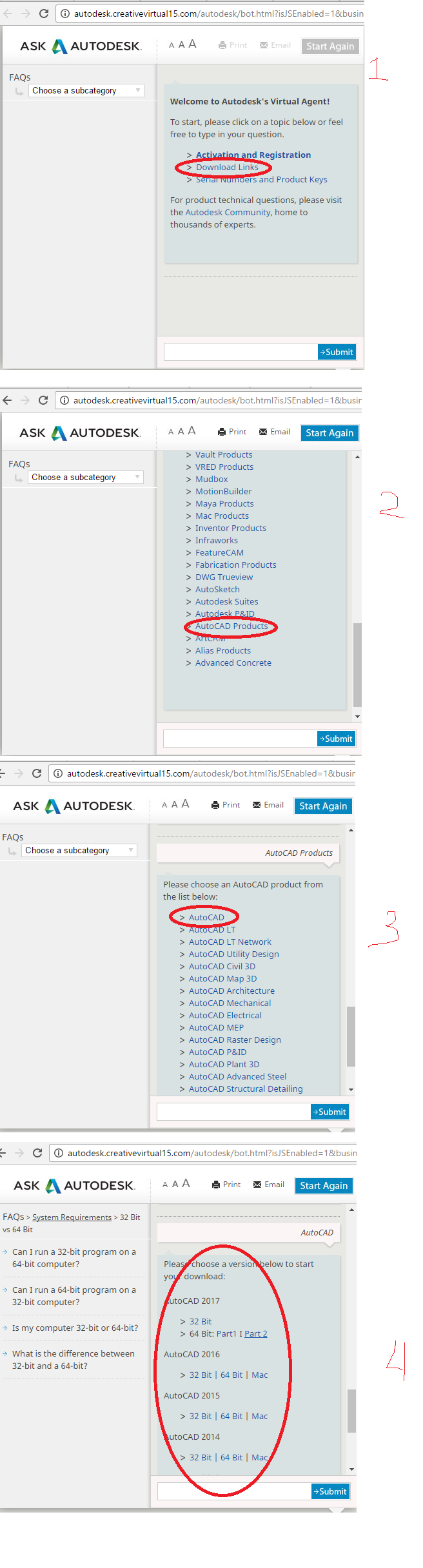 autocad trial version 32 bit for windows 7