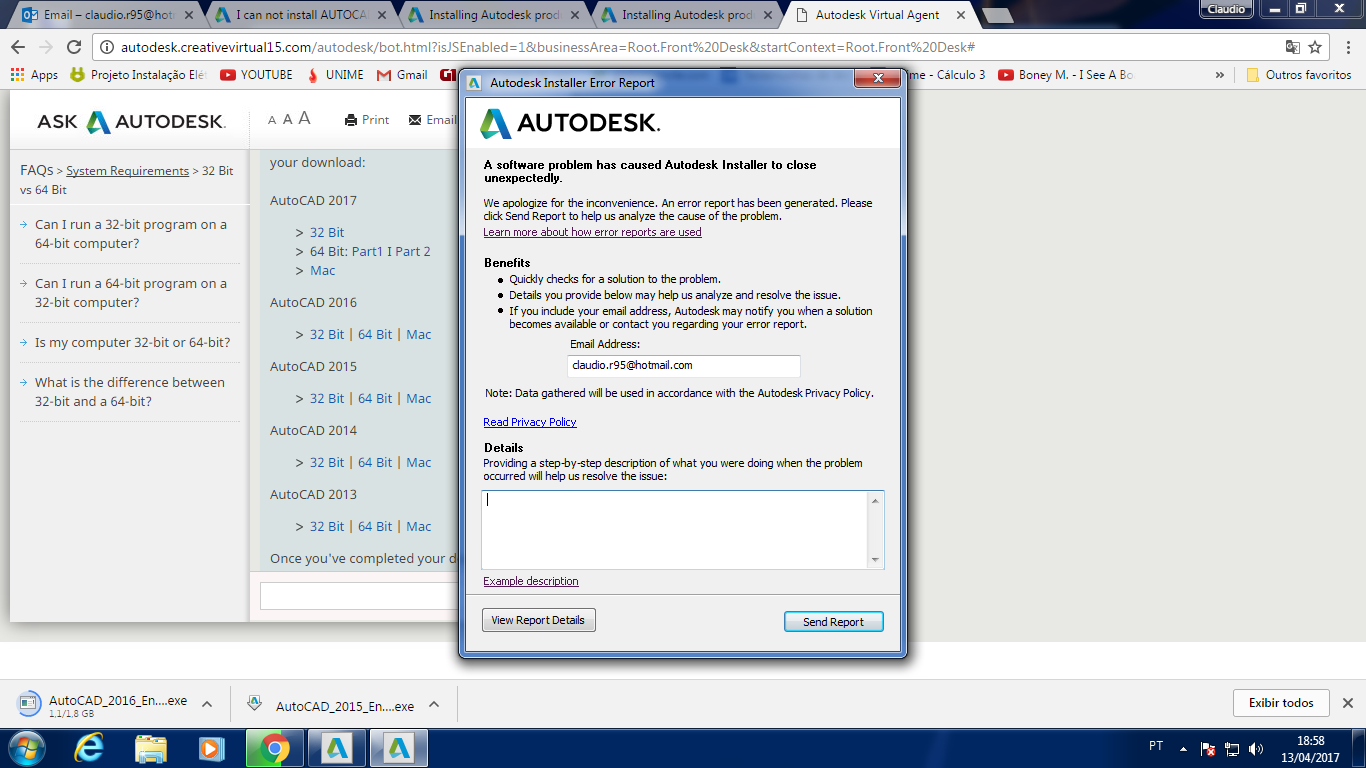 Autodesk 64 bit installer 2012