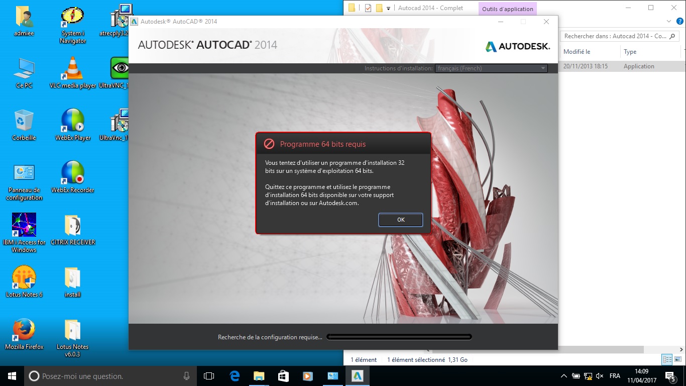 autodesk autocad 2015 failed to install