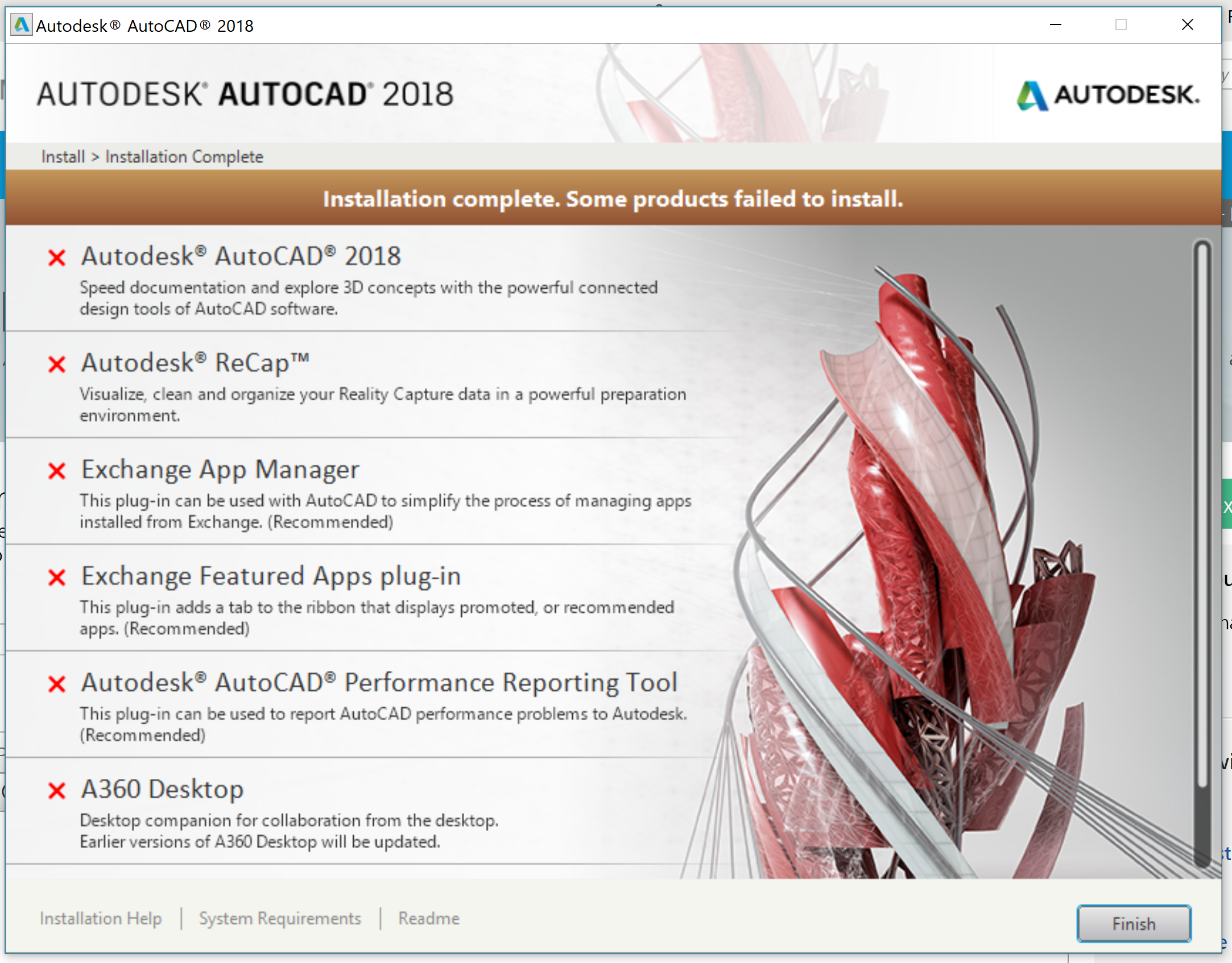 Solved Products Failed To Install Autodesk Community Subscription Installation And Licensing