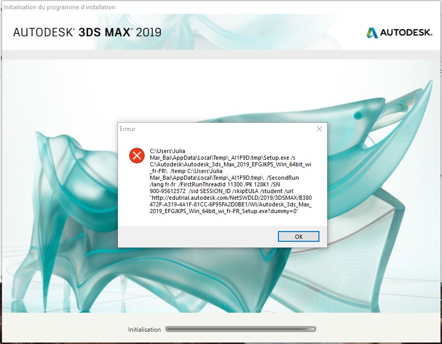 Solved: Can't Start the 3DS MAX (Student Licence) Installation - Autodesk  Community - Subscription, Installation and Licensing