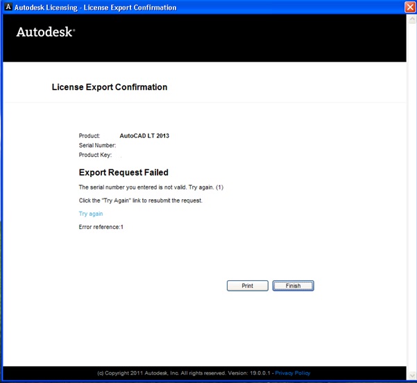 Solved License Transfer Utility For Autocad Lt 2013 Not Working