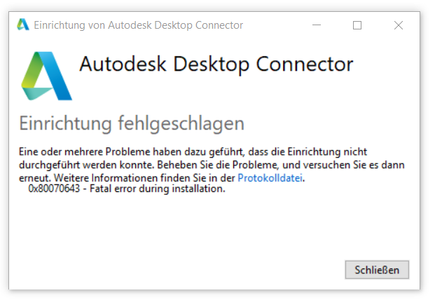 Solved: Desktop Connector Install Error - Autodesk Community - BIM 360
