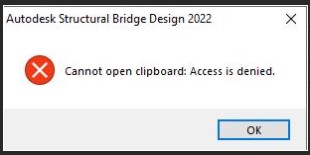 Solved: clipboard error when pasting support values from Excel - Autodesk  Community - Structural Bridge Design