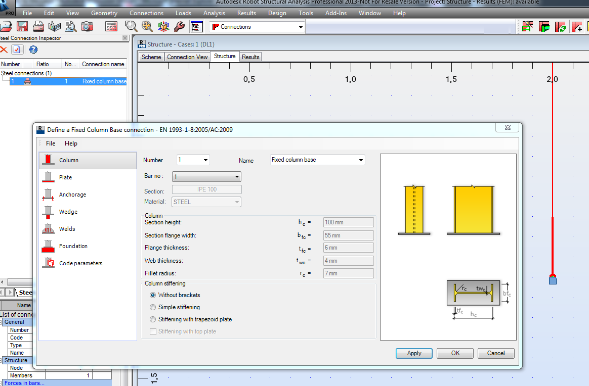 Solved: Base Plate Design in Robot Structural Analysis Professional -  Autodesk Community - Robot Structural Analysis Products