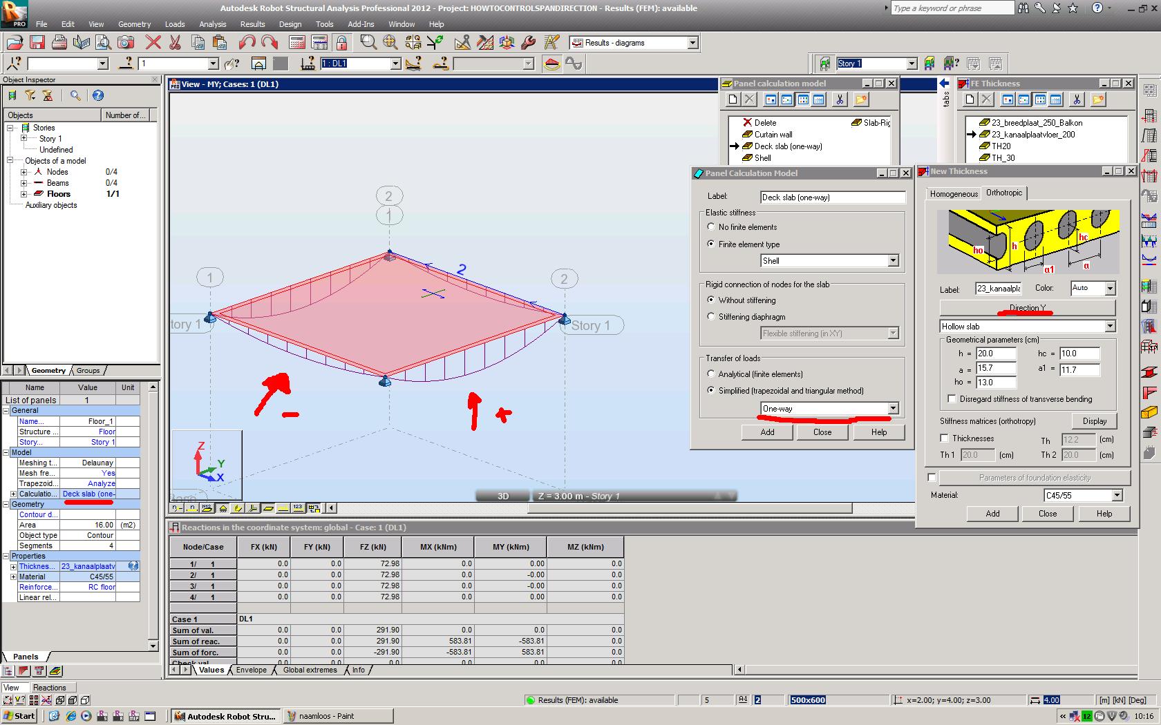 Solved: Floors - span direction - Autodesk Community - Robot Structural  Analysis Products