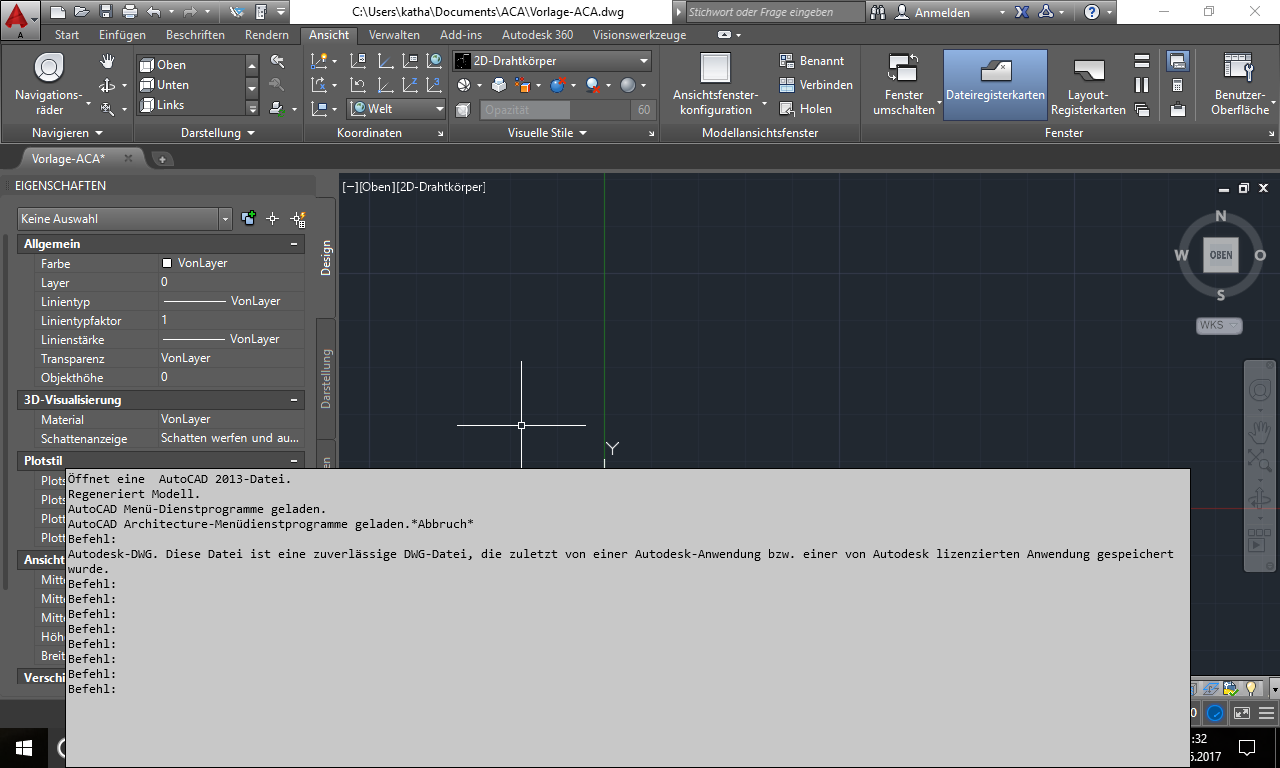 Gelöst: AutoCAD Architecture 2015 Befehlszeile ist verschwunden - Autodesk  Community - International Forums