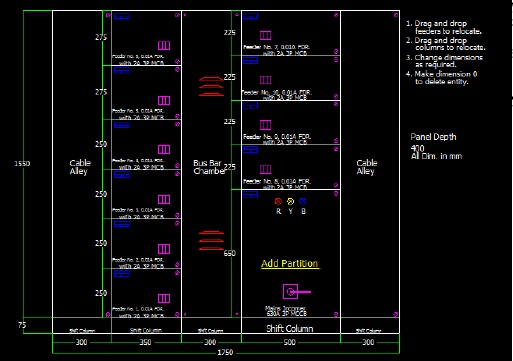 electrical panel drawing