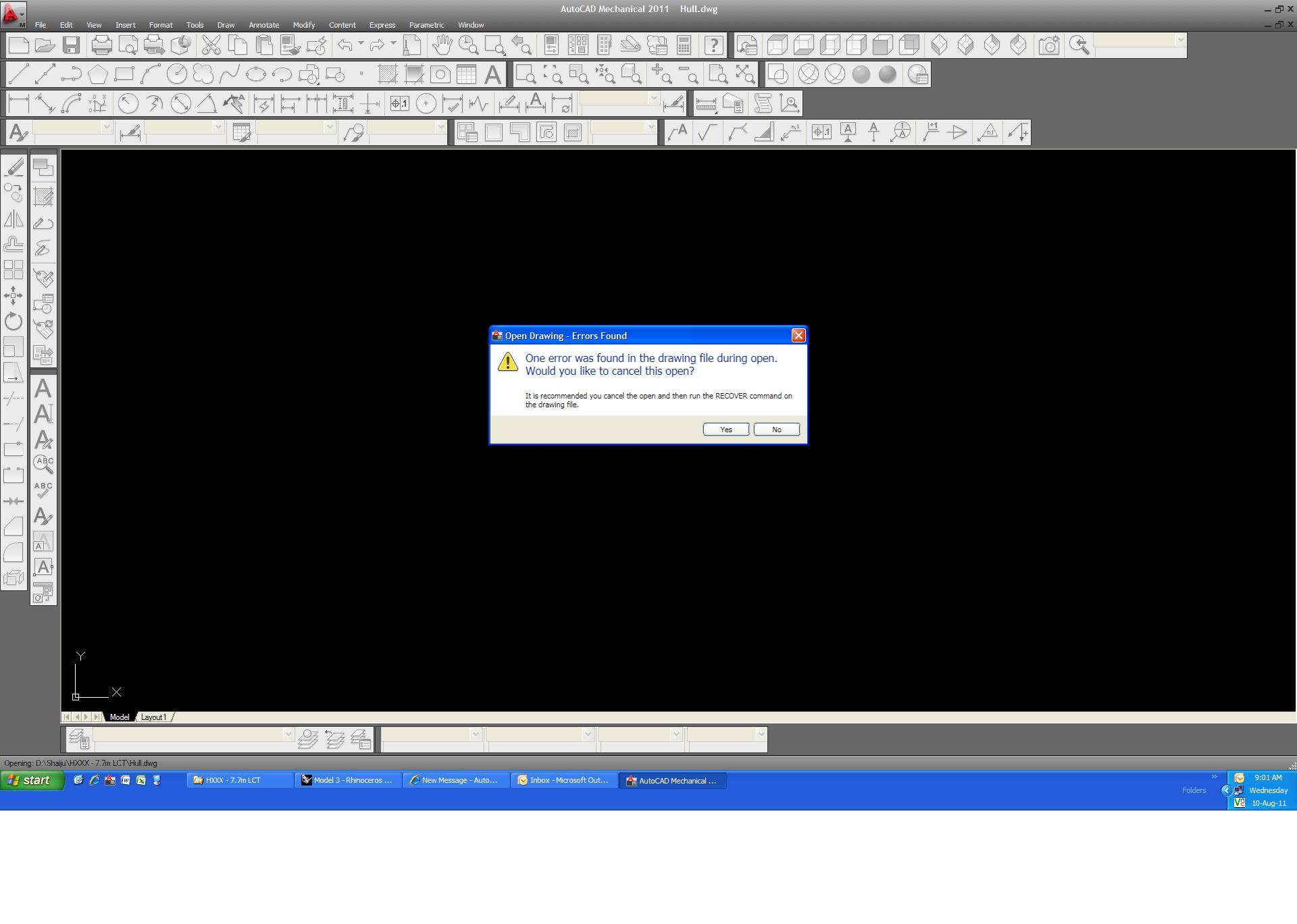Autocad Mechanical 2011 - Content Library error - Autodesk Community - AutoCAD  Mechanical