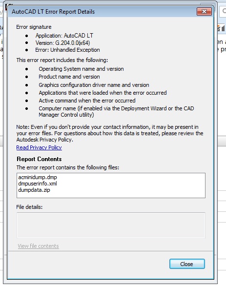 Solved Acad Lt 13 Crashing Continuously In Windows 7 Autodesk Community Autocad Lt