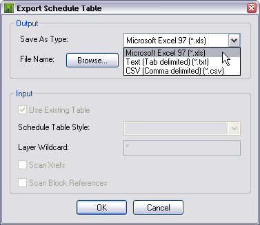 link adt schedules to excel or access - Autodesk Community