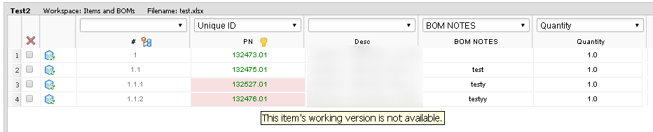 BOM Import - Working Version Issue - Autodesk Community
