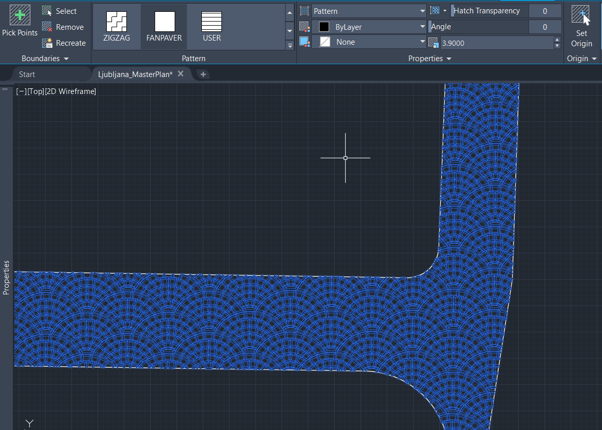 Reduce hatch scale in drawings — Onshape