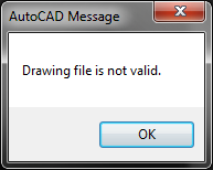 Featured image of post Drawing File Not Valid Autocad Drawing file is write protected for autocad file saving problems