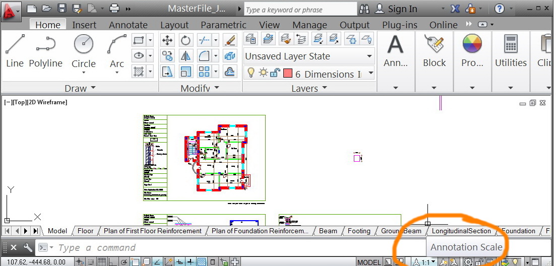 autocad plot style is not equal to annotation scale