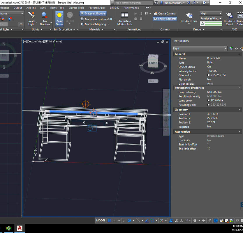 已解决 Autocad 2017 For Student Lighting Properties Missing