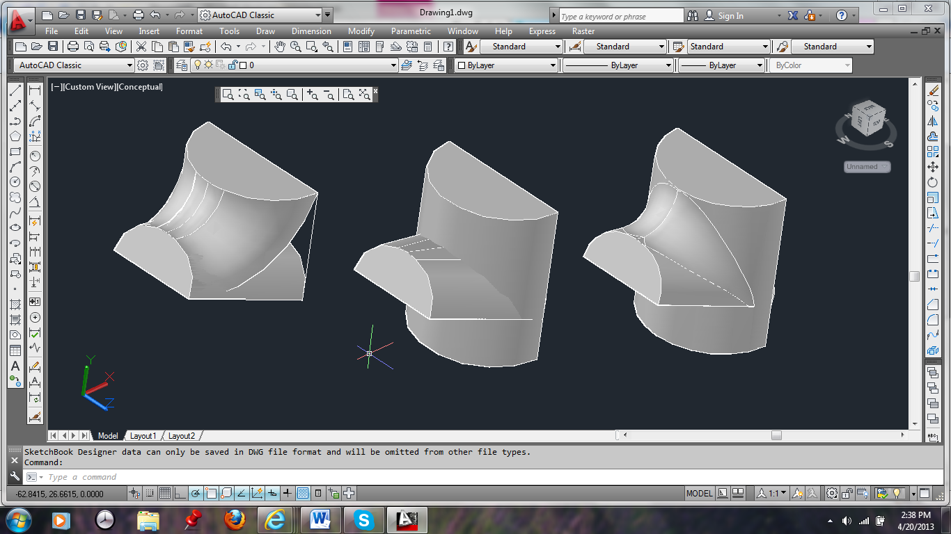 Blending/Filleting Curves of 3D objects in AutoCAD 2008 - Autodesk  Community - AutoCAD