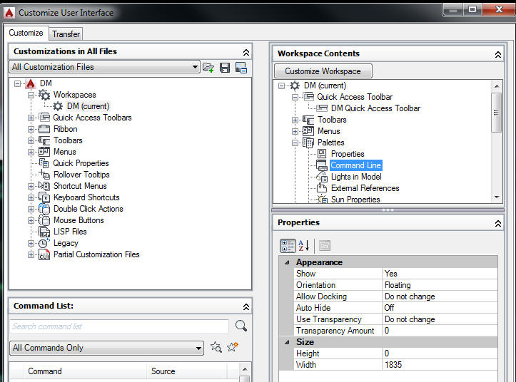 The incredible shrinking floating command line - Autodesk Community -  AutoCAD