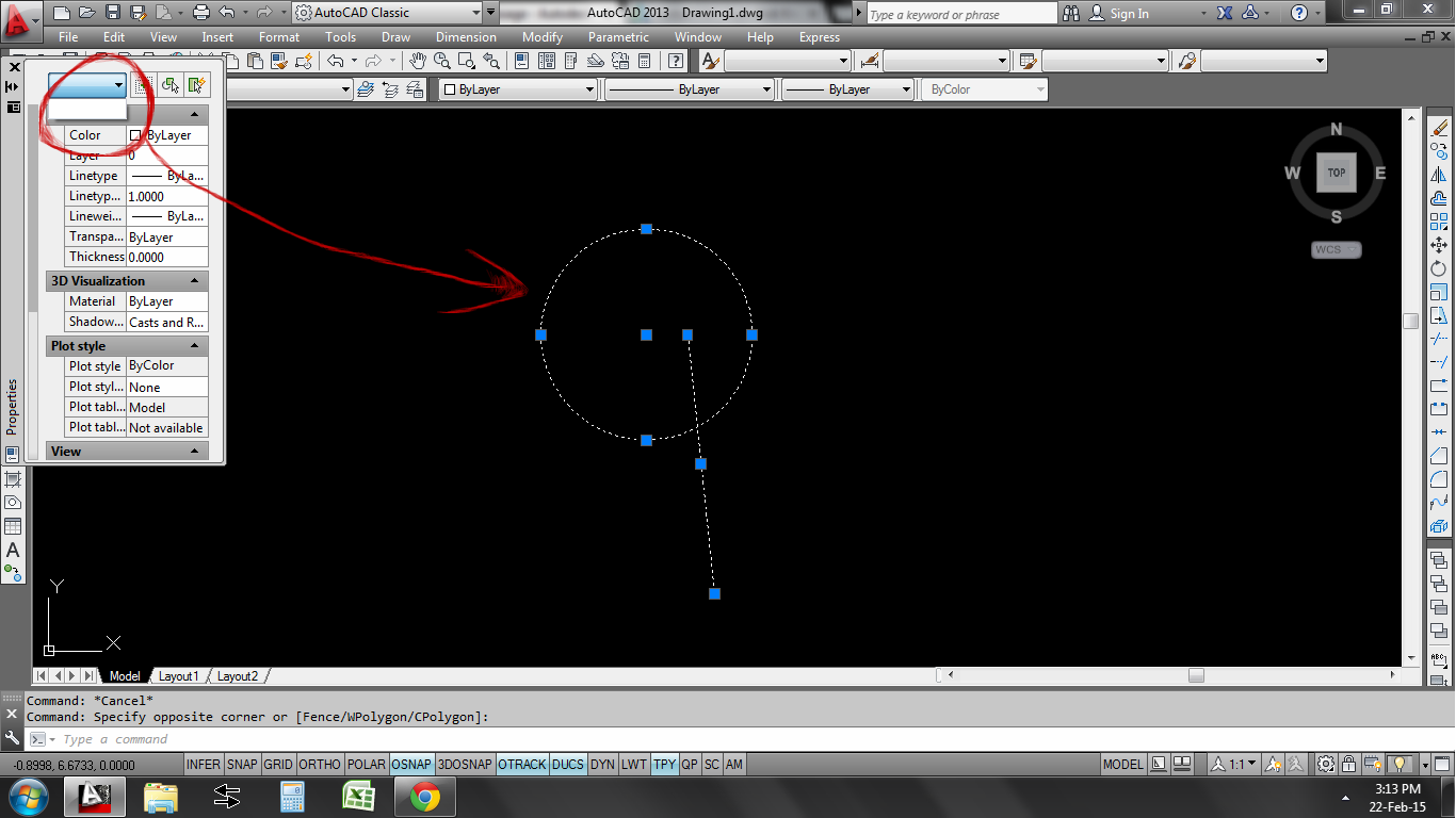 properties menu autodesk graphic