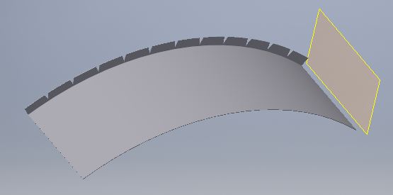 Creating L shaped sheet metal part with relief slits to expand when bent  - Autodesk Community - Inventor