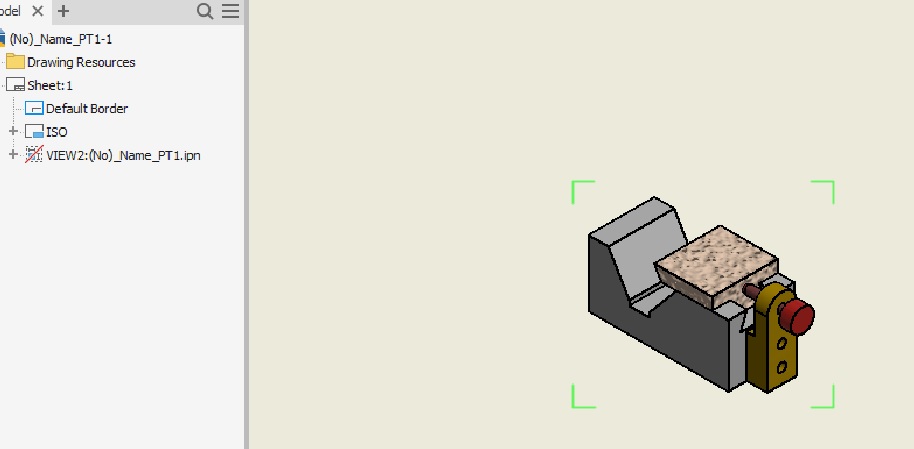 Inventor 2020 presentation exploded view.