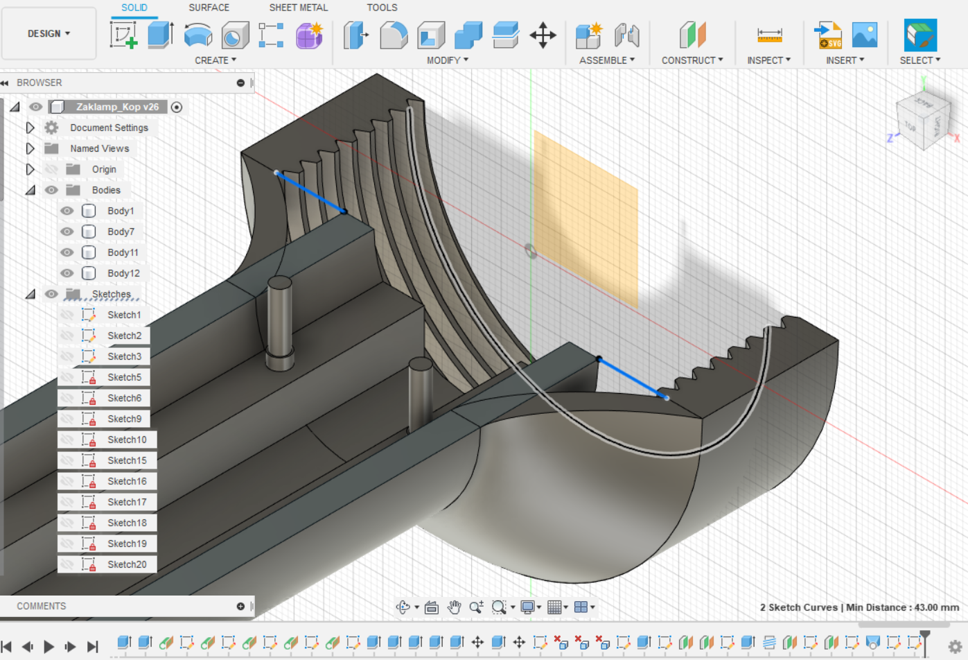 Fill the gap between a loft and a body - Autodesk Community