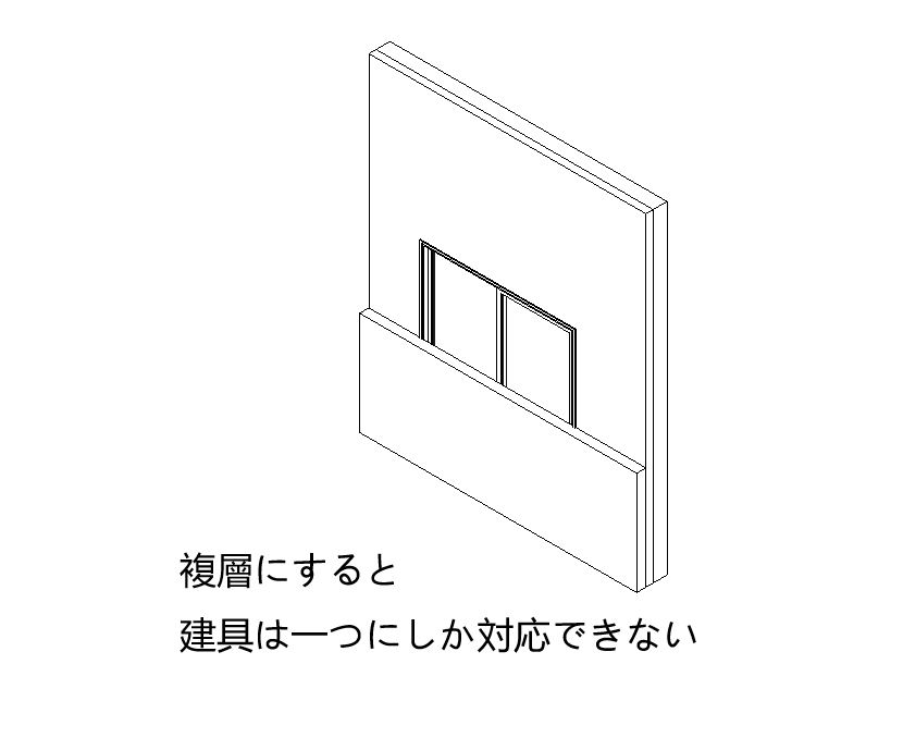 複層壁にも建具を対応させたい Autodesk Community