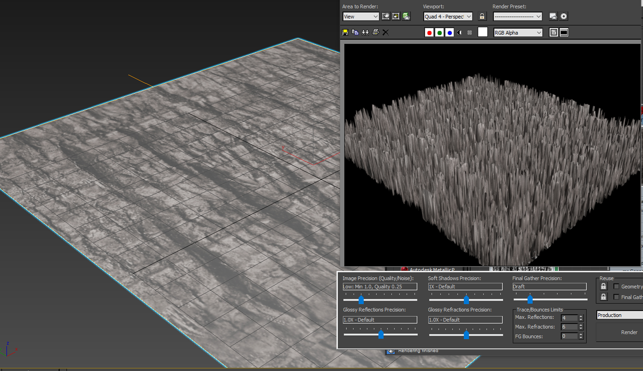 Solved: Material render problem (displacement and grass) - Autodesk  Community - 3ds Max