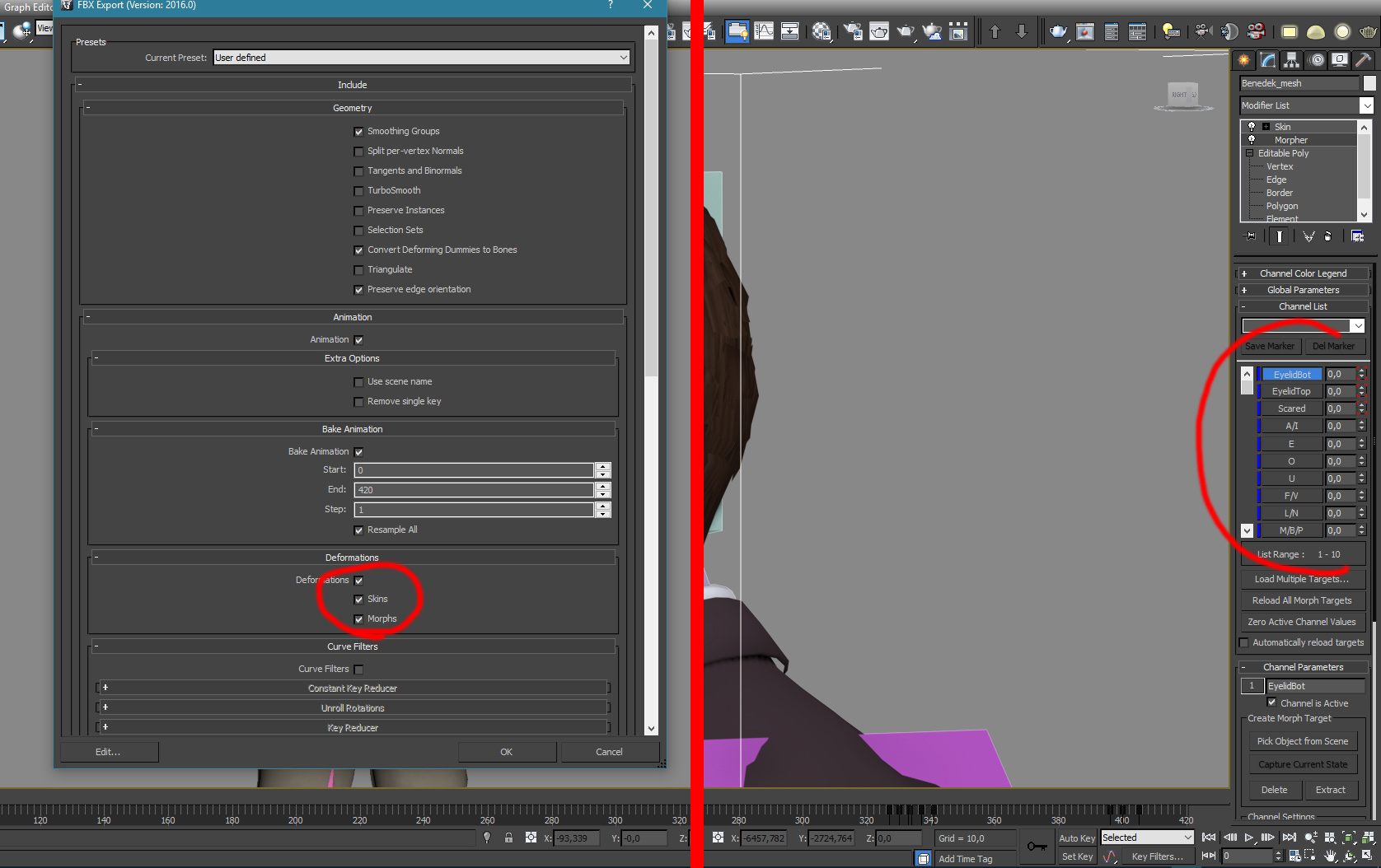 Solved: "Blendshapes" from Max don't show in "Skinned Mesh Renderer", why?  - Autodesk Community - 3ds Max