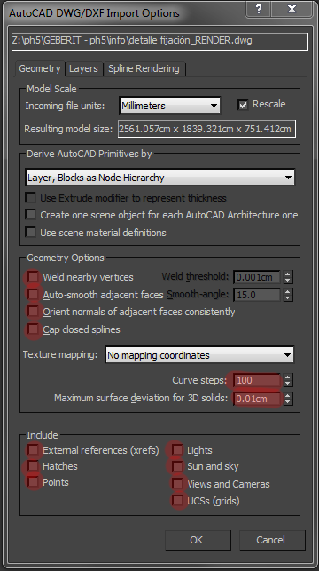 Solucionado: IMPORT CAD TO 3Ds Max problem - Autodesk Community - 3ds Max