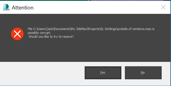 Solved: Can't Save Project due to Backup File Error - Autodesk Community - 3ds  Max