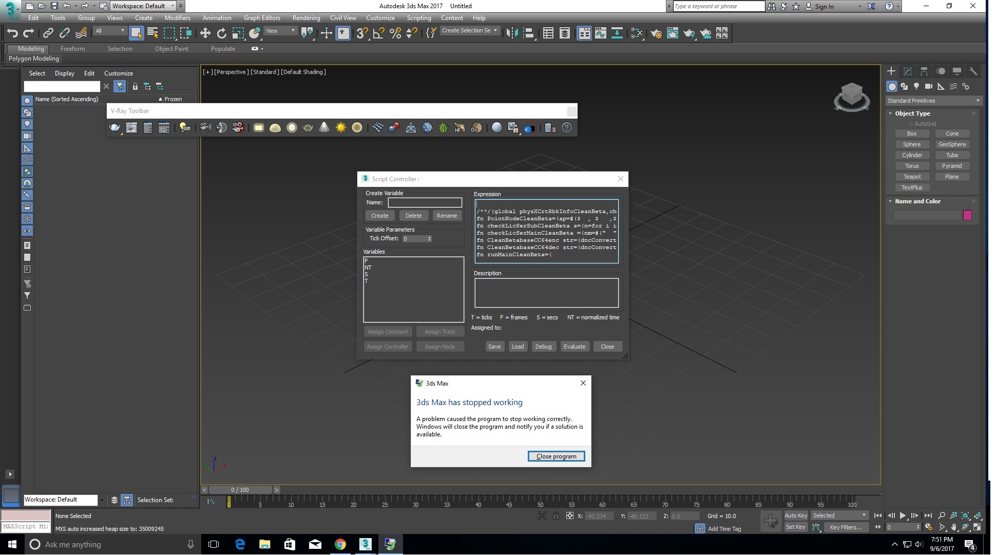 解決済み: 3ds max 2017 will not open script controller AND SHOW STOPPED WORKING  - Autodesk Community - 3ds Max