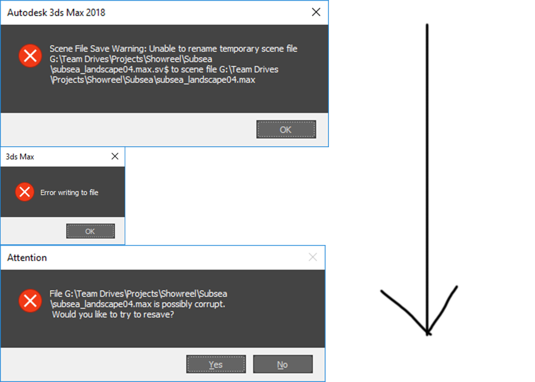 3ds max crashes with Google Drive stream - Autodesk Community - 3ds Max